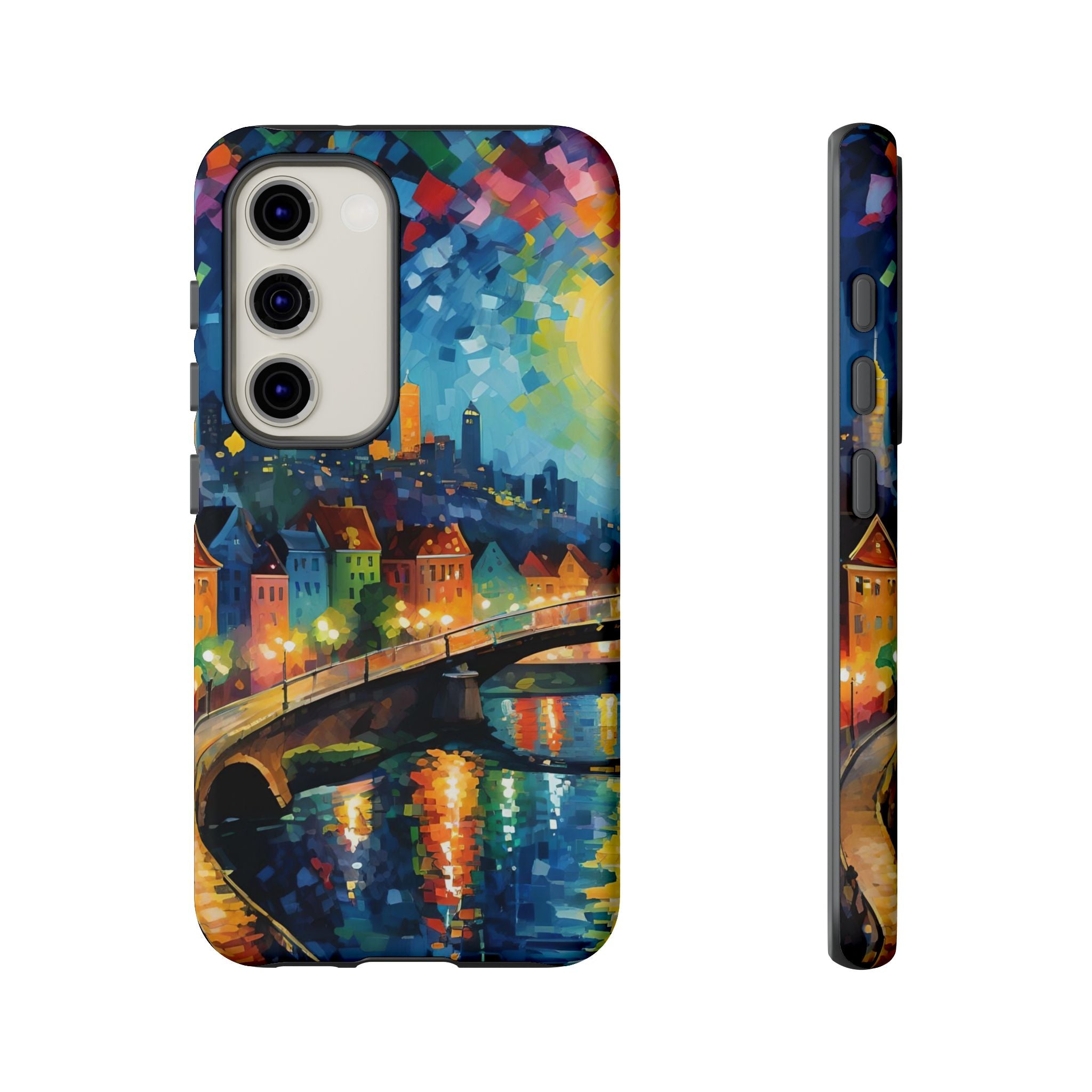 Colorful Phone Case for Tough Cases, Artistic Phone Cover, Unique Gift, Vibrant Design, Decorative Phone Accessories