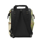 Cute Animal Print Diaper Backpack, Stylish Baby Bag