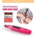 UV LED Nail Drill Kit Acrylic Nail Tips and drill Tools - Complete Manicure and Pedicure Set for Beginners-4