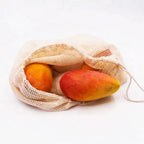 Reusable Organic Cotton Mesh Produce Bag - Zero Waste Plastic Free