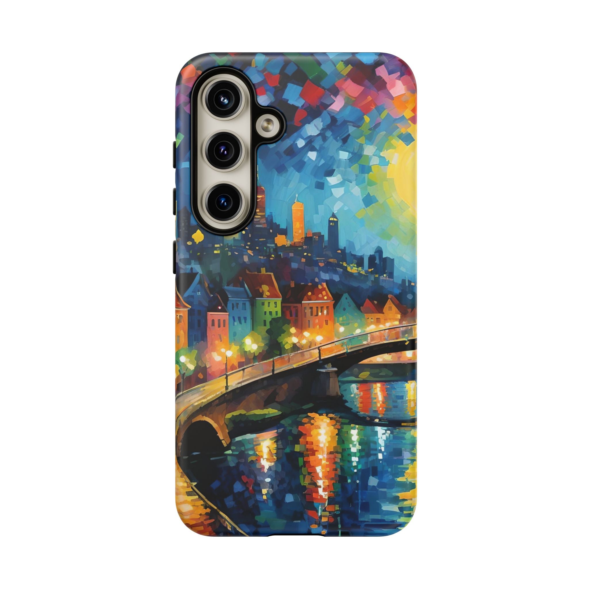 Colorful Phone Case for Tough Cases, Artistic Phone Cover, Unique Gift, Vibrant Design, Decorative Phone Accessories