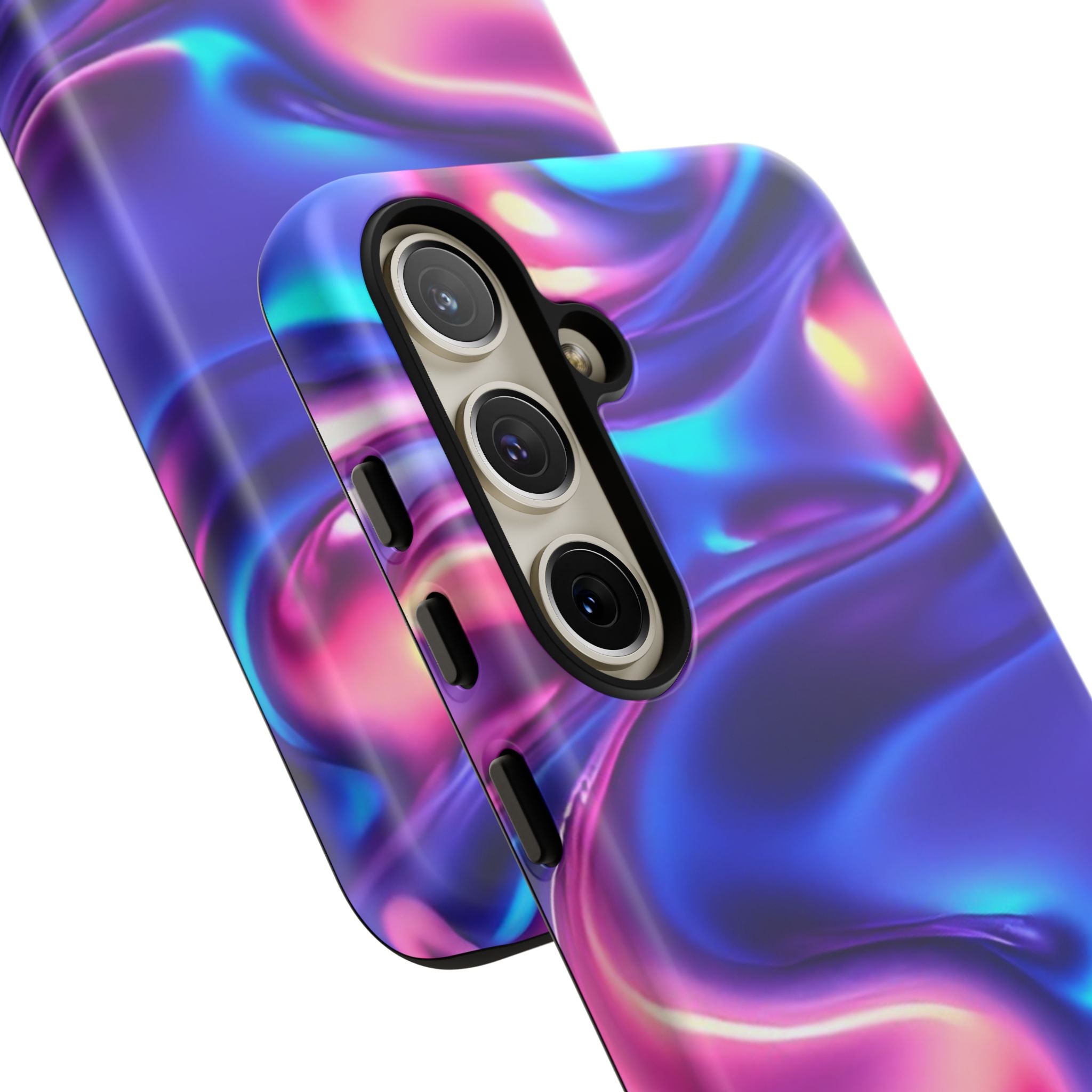 Vibrant Phone Case with Colorful Wave Design, Tough Phone Cover, Stylish Smartphone Case, Unique Gift for Her, Phone Accessories