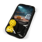 Halloween Ghosts and Pumpkin, Pickleball Paddle Set