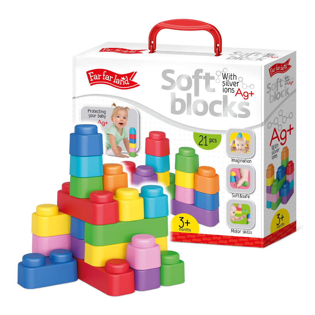 Silicone soft block set (21 blocks)