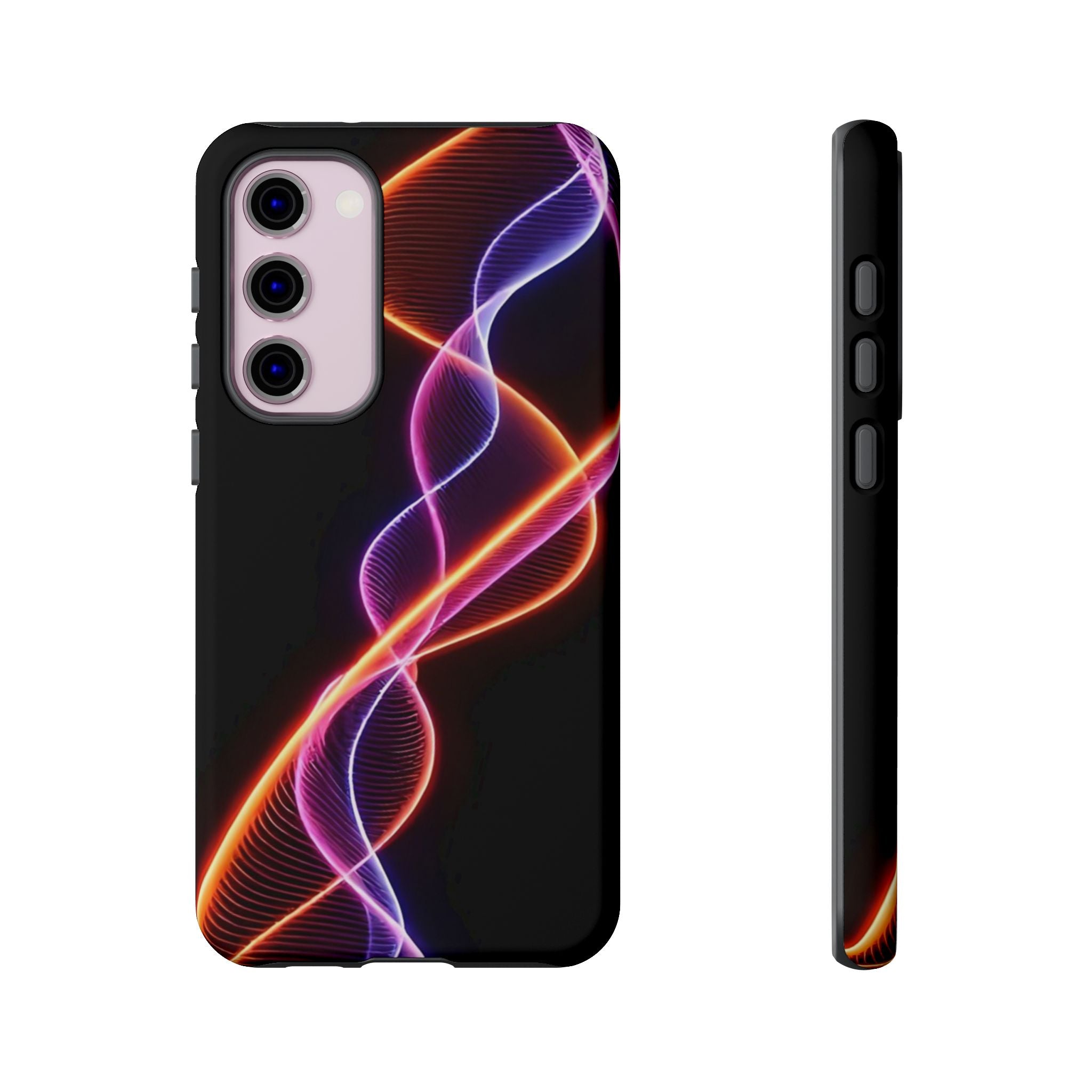 Vibrant Phone Case with Abstract Light Design, Artistic Phone Cover, Modern Tech Accessory, Gift for Tech Lovers, Personalized Phone Case