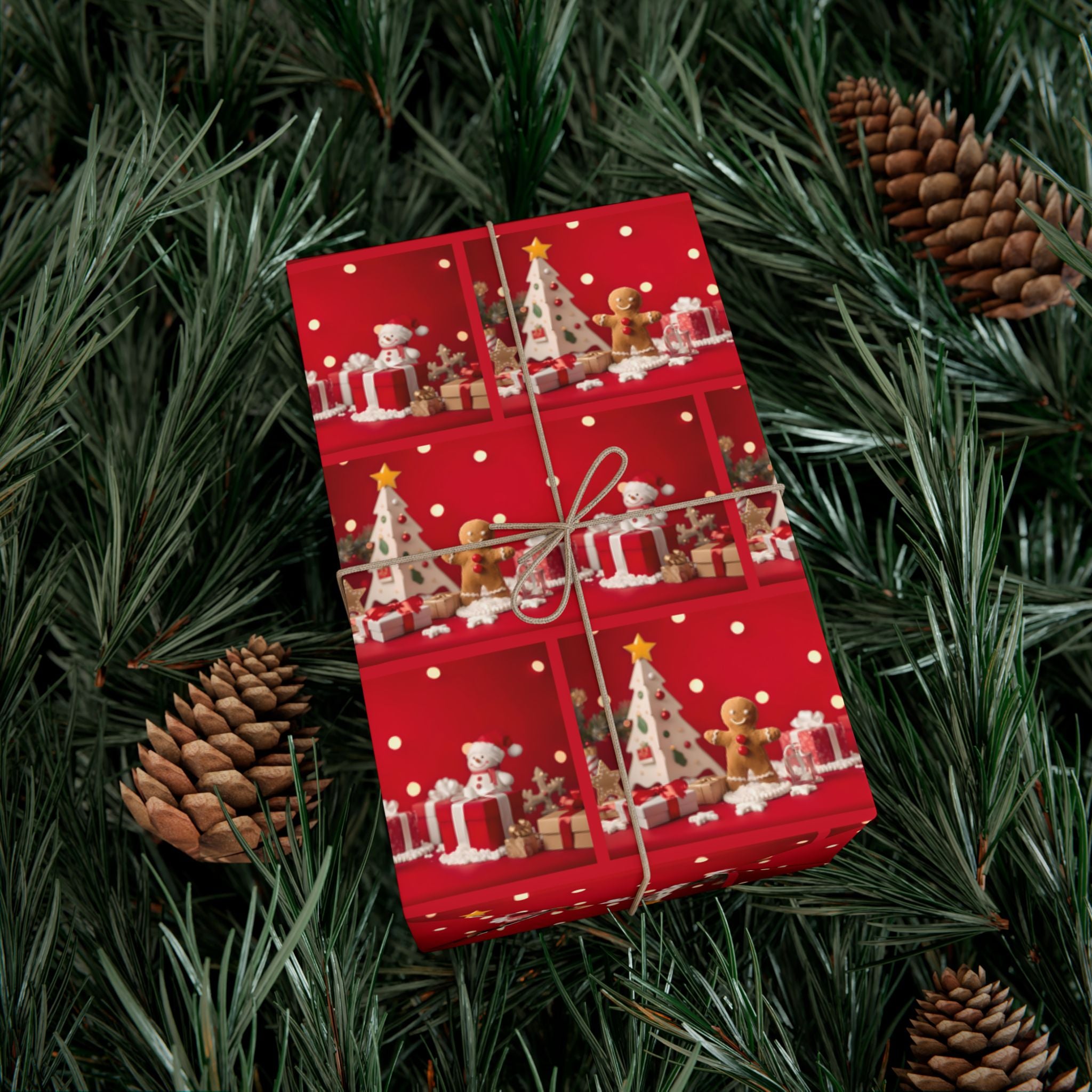 Festive Holiday Print, Wrapping paper