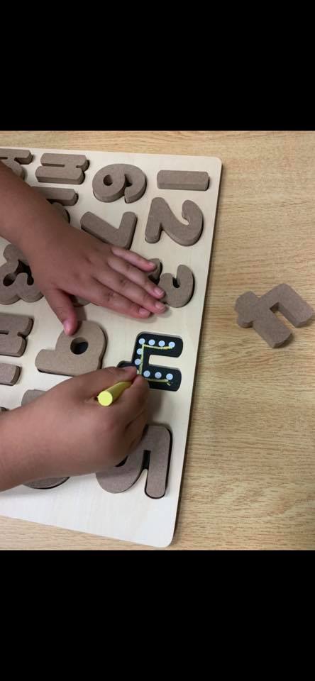 ALPHABET AND NUMBER CHALKBOARD SET -  Alphabet & Number Chalkboard Learning Set | Educational Tracing Board for Autism Support | Multi-Sensory Learning Tool