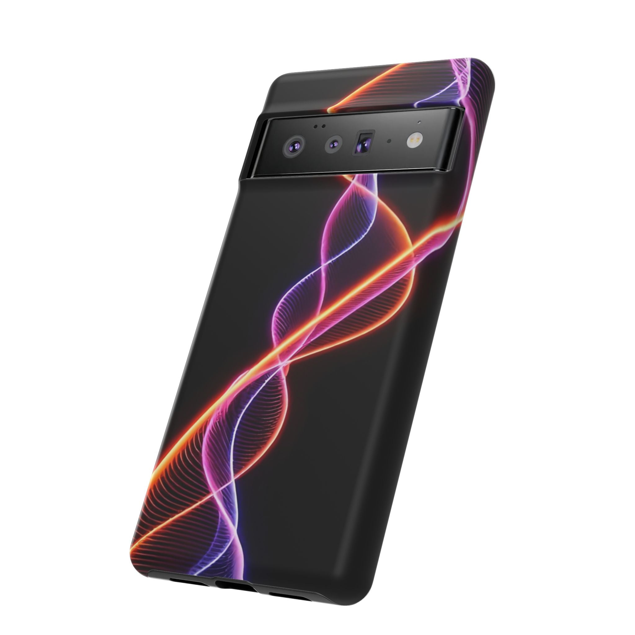 Vibrant Phone Case with Abstract Light Design, Artistic Phone Cover, Modern Tech Accessory, Gift for Tech Lovers, Personalized Phone Case