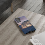 Coque de téléphone Arctic Igloo, paysage enneigé au crépuscule