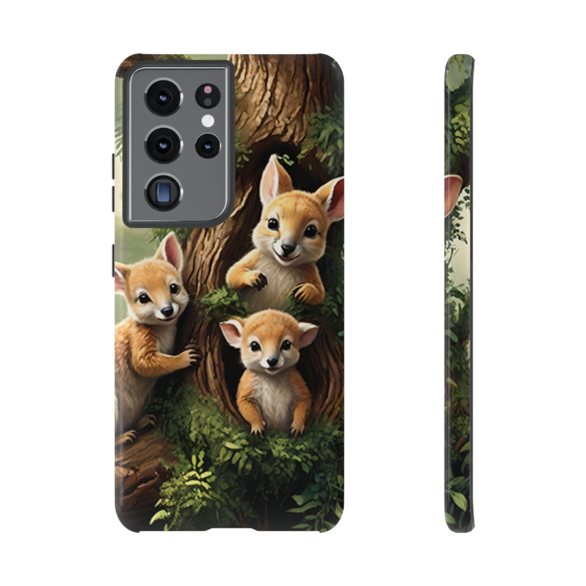 Woodland Baby Animal Print, Phone Case