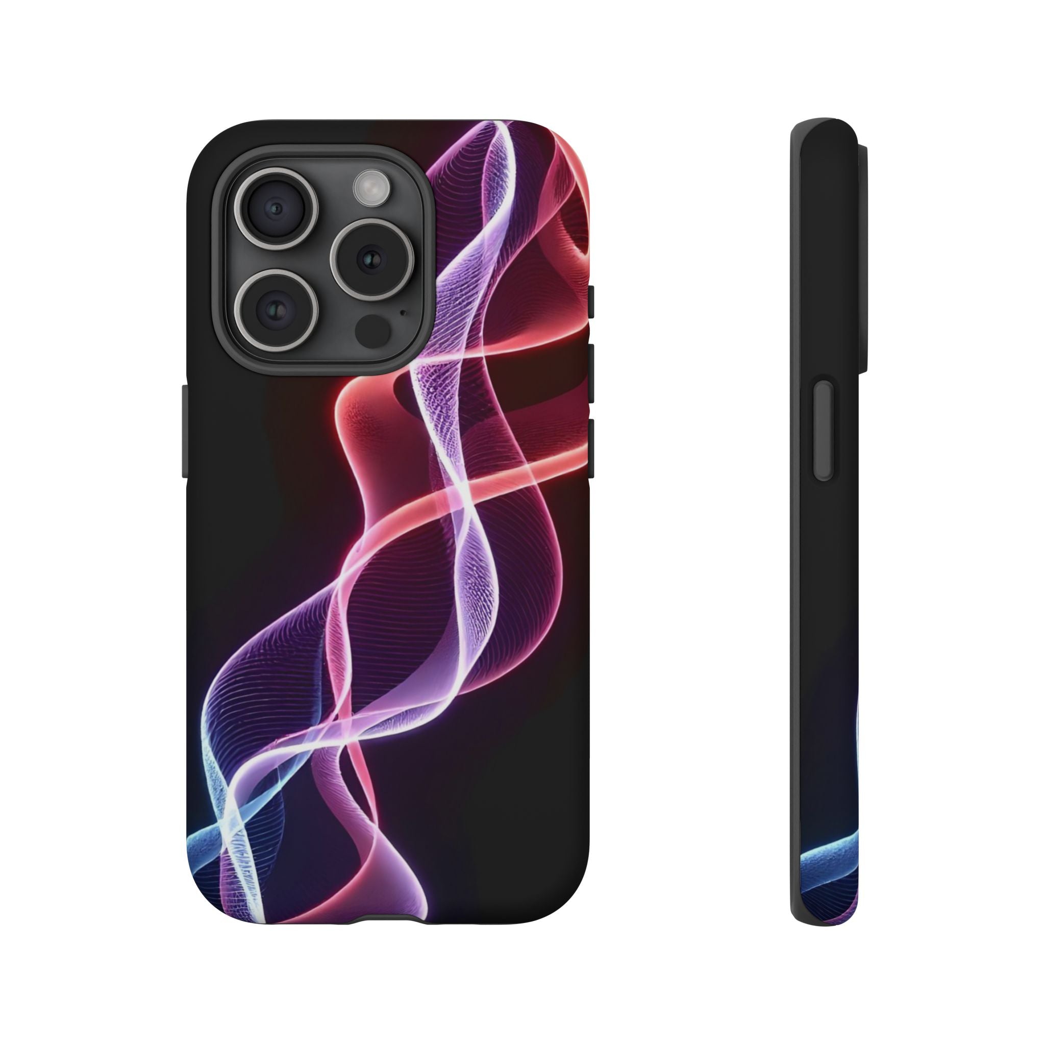 Stylish Phone Case with Vibrant Wave Design, Tough Cases, Phone Accessories, Unique Gift, Trendy Tech, Fashionable Protection