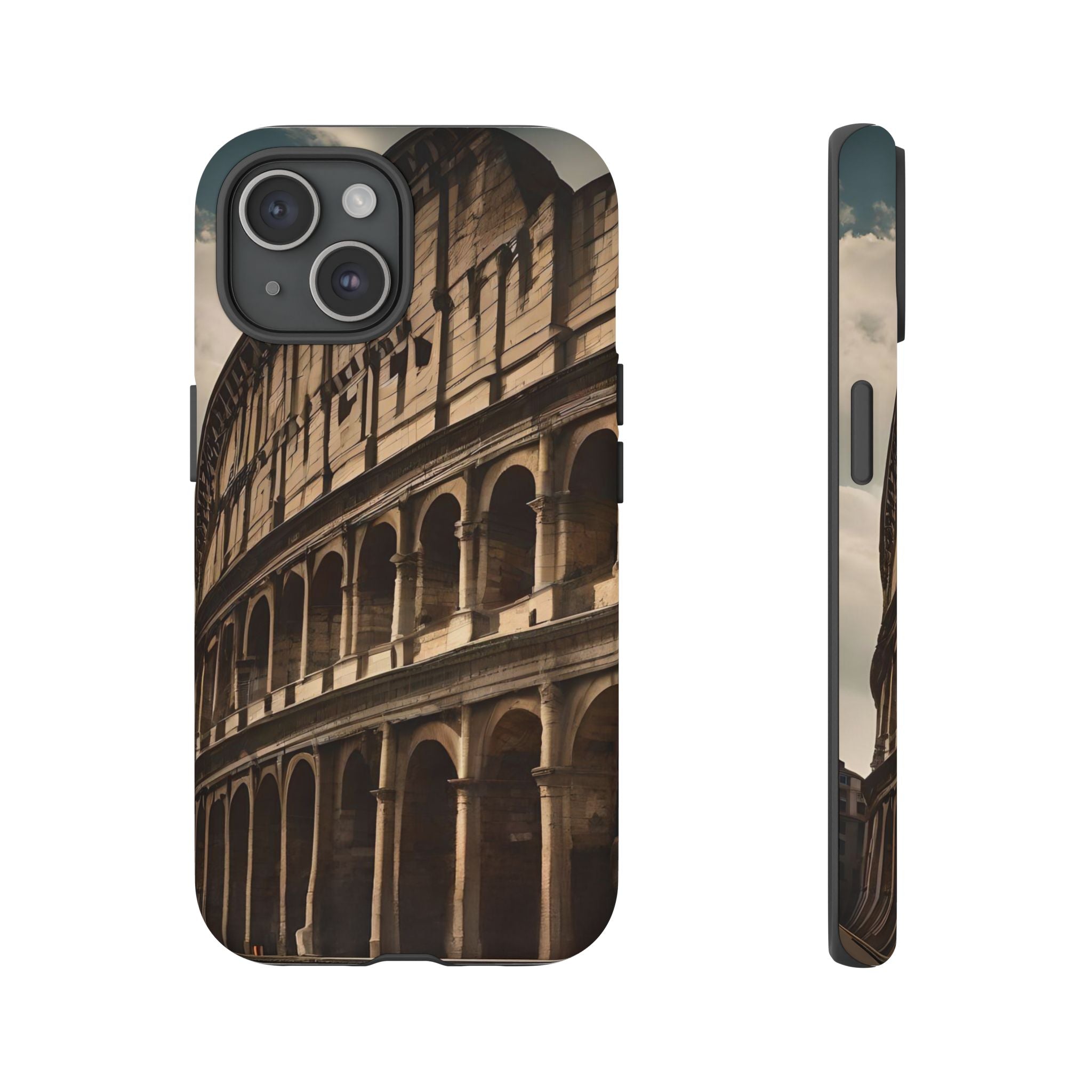 Vintage Colosseum Phone Case, Tough Cases for Travel Lovers, Unique Gift for History Buffs, Protect Your Phone with Style, Vintage Design