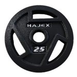 HAJEX Tri Grip Cast Iron Weight Plates