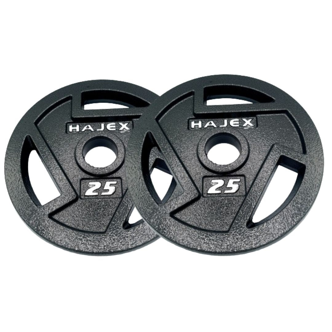 HAJEX Tri Grip Cast Iron Weight Plates