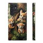 Étui de téléphone à imprimé bébé animal des bois