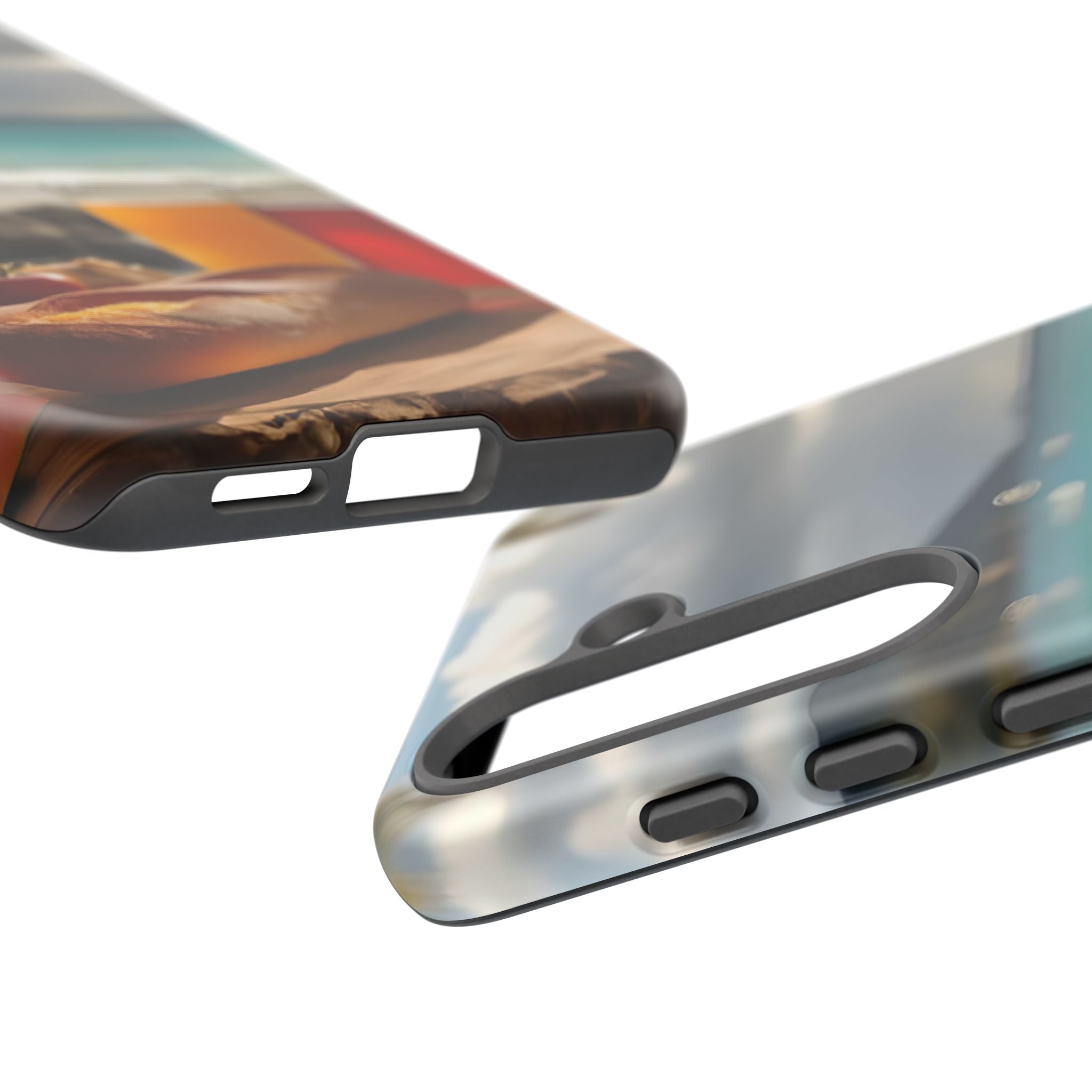 Tropical Beach Picnic View, Phone Case