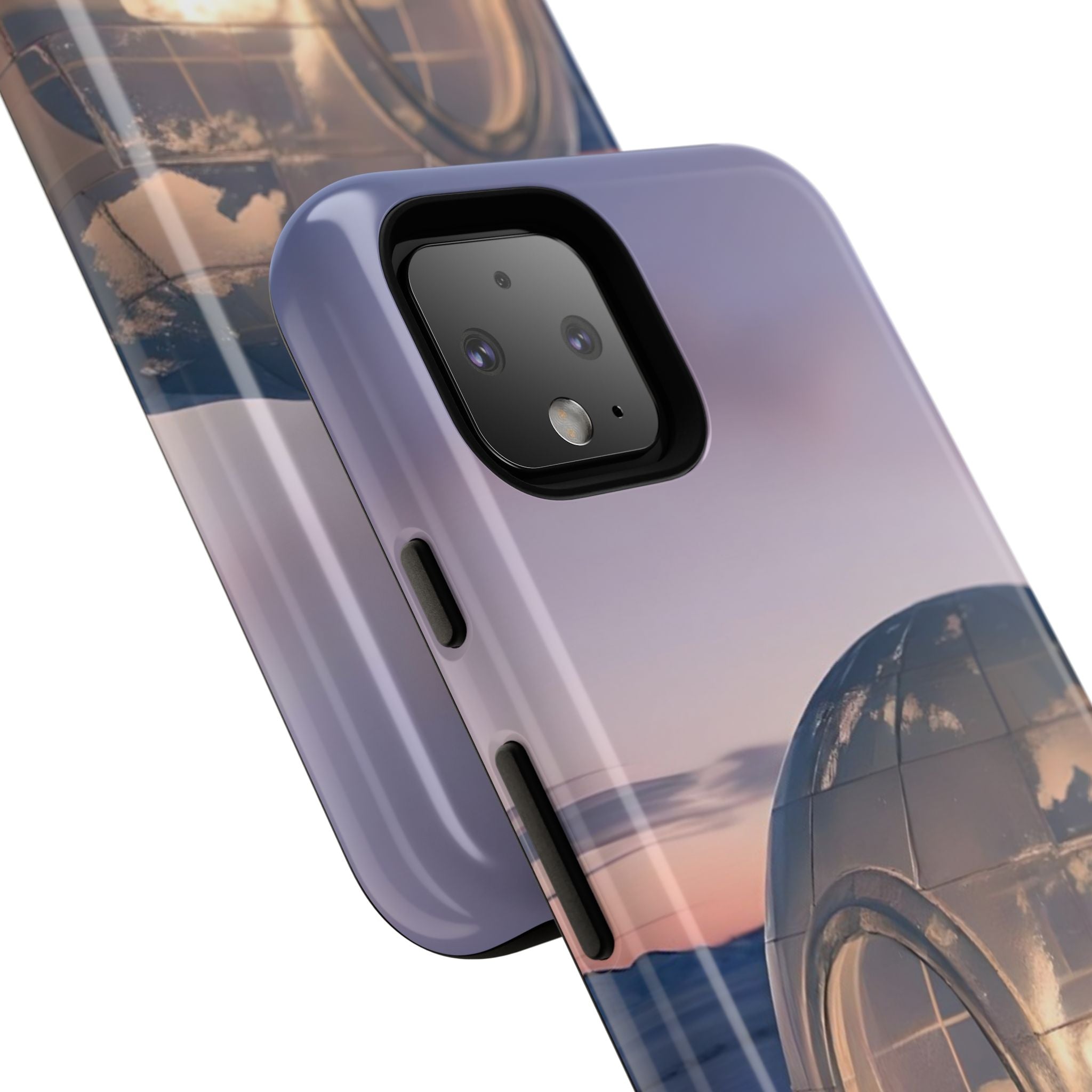 Arctic Igloo Twilight Snow Landscape, Phone Case
