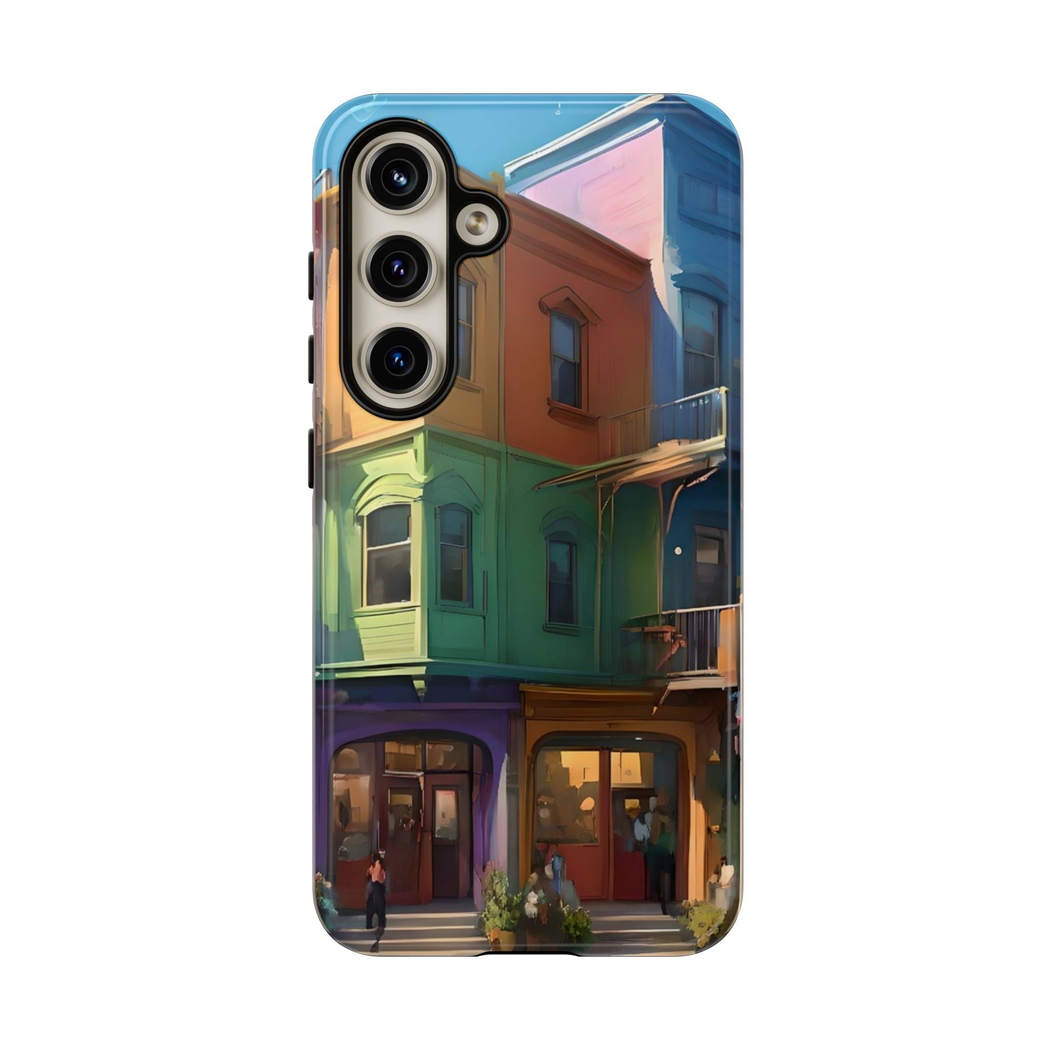 Colorful Phone Case with Artistic Cityscape Design, Tough Phone Cover, Unique Gift for Art Lovers, Vibrant Mobile Accessory, Perfect [...]