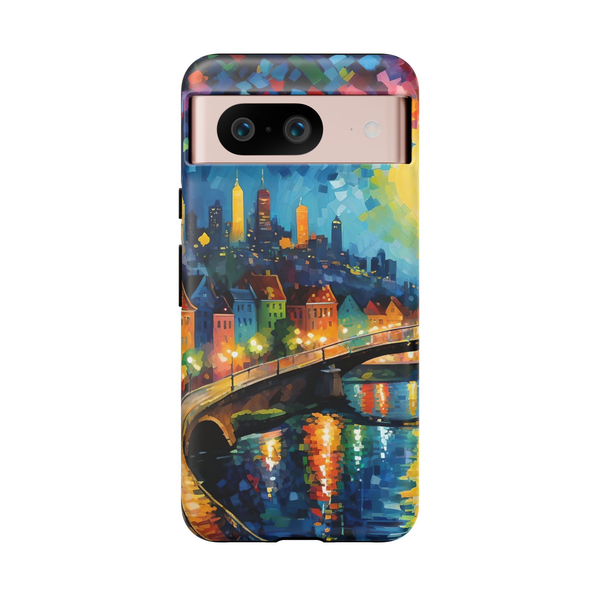 Colorful Phone Case for Tough Cases, Artistic Phone Cover, Unique Gift, Vibrant Design, Decorative Phone Accessories