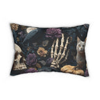 Gothic Floral Lumbar Design, Decorative Pillow