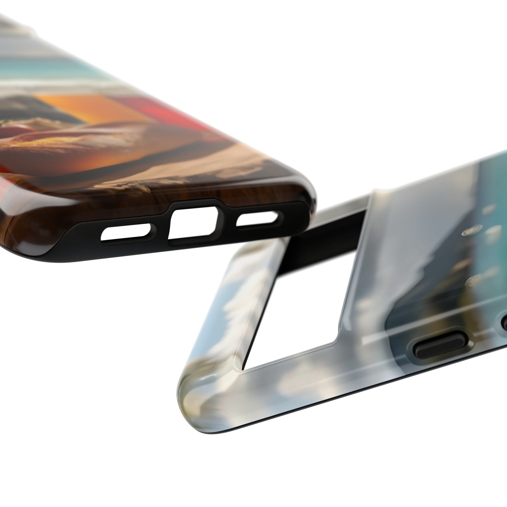 Tropical Beach Picnic View, Phone Case
