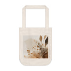 Abstract Leaves Print, Eco-Friendly Tote Bag