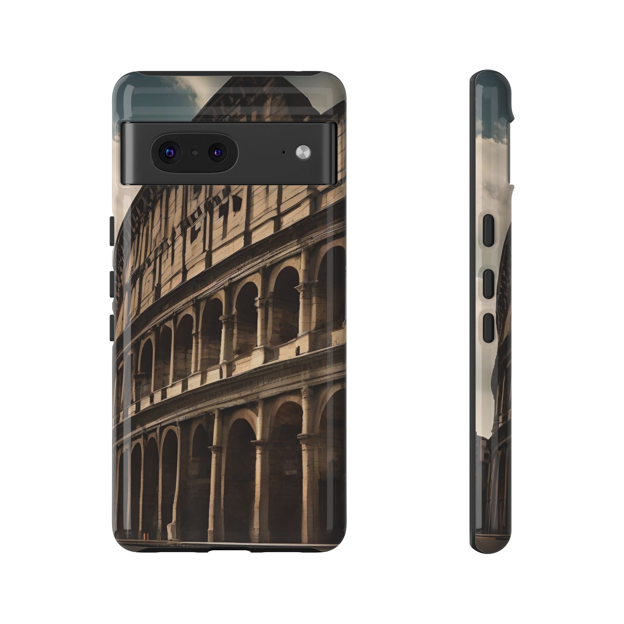 Vintage Colosseum Phone Case, Tough Cases for Travel Lovers, Unique Gift for History Buffs, Protect Your Phone with Style, Vintage Design