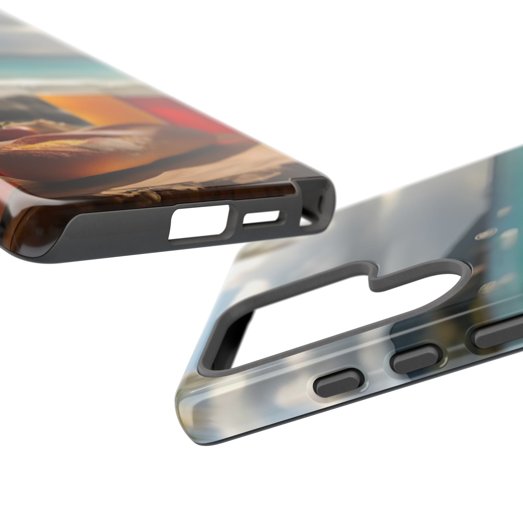 Tropical Beach Picnic View, Phone Case