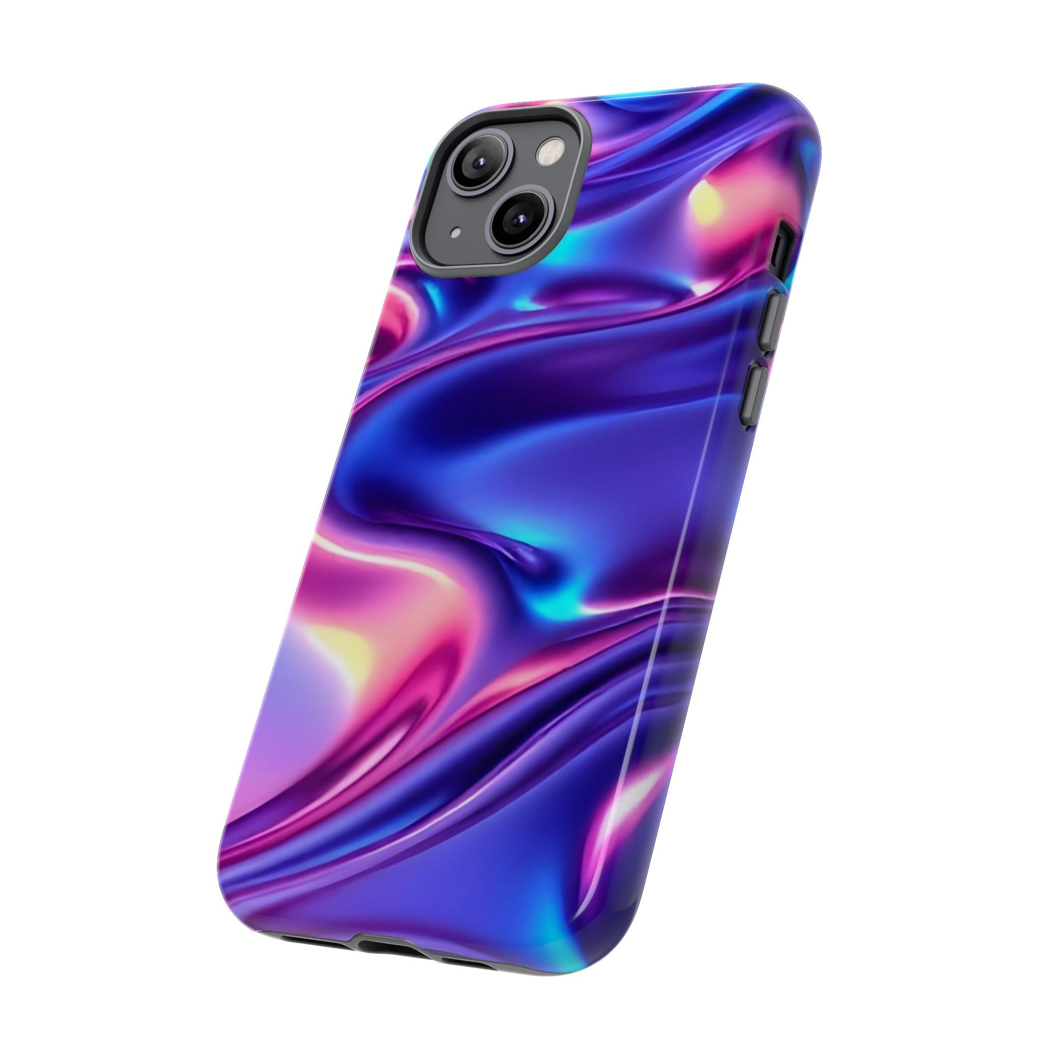 Vibrant Phone Case with Colorful Wave Design, Tough Phone Cover, Stylish Smartphone Case, Unique Gift for Her, Phone Accessories