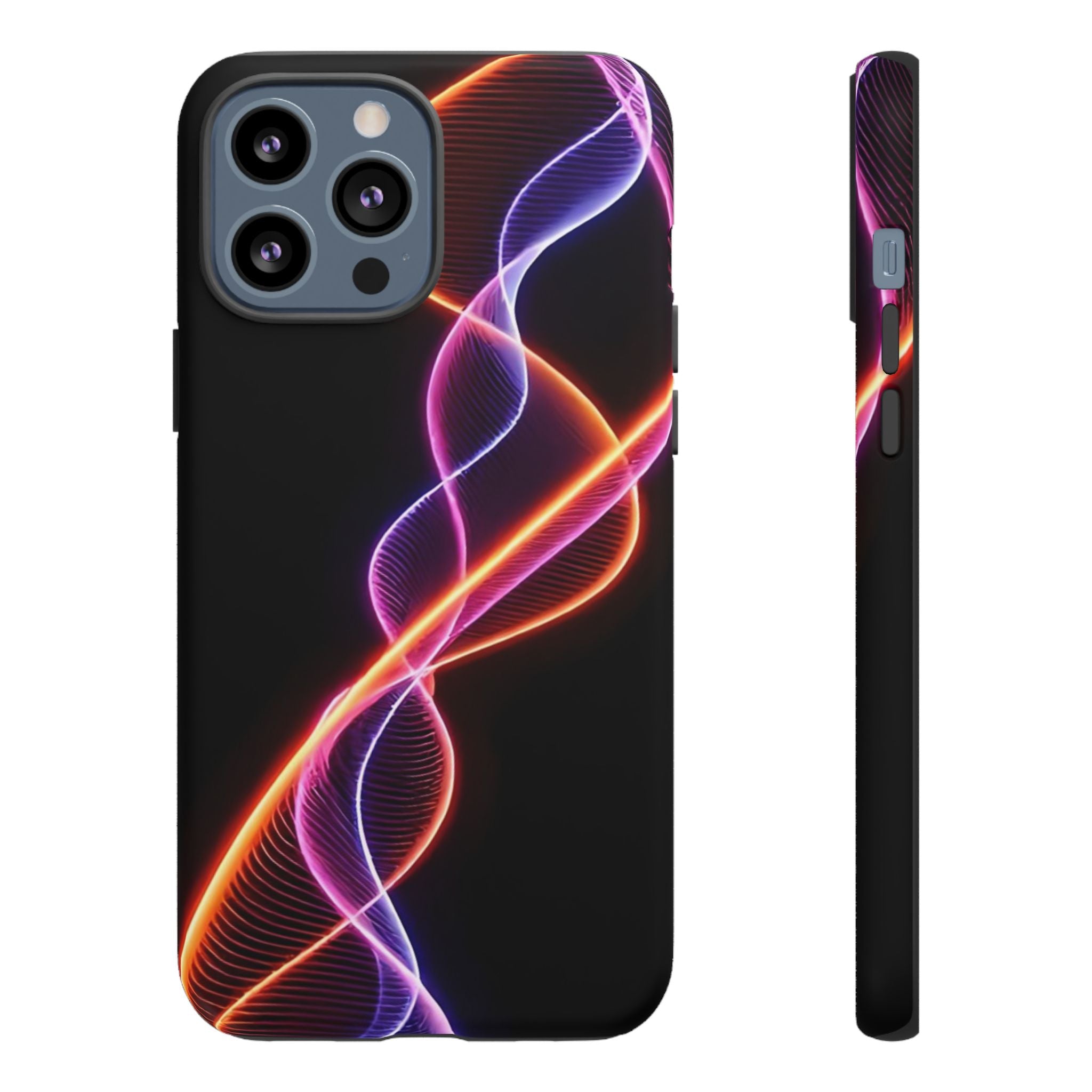 Vibrant Phone Case with Abstract Light Design, Artistic Phone Cover, Modern Tech Accessory, Gift for Tech Lovers, Personalized Phone Case