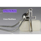 Cross Necklace - Christian Religious Stainless Steel Chain-3