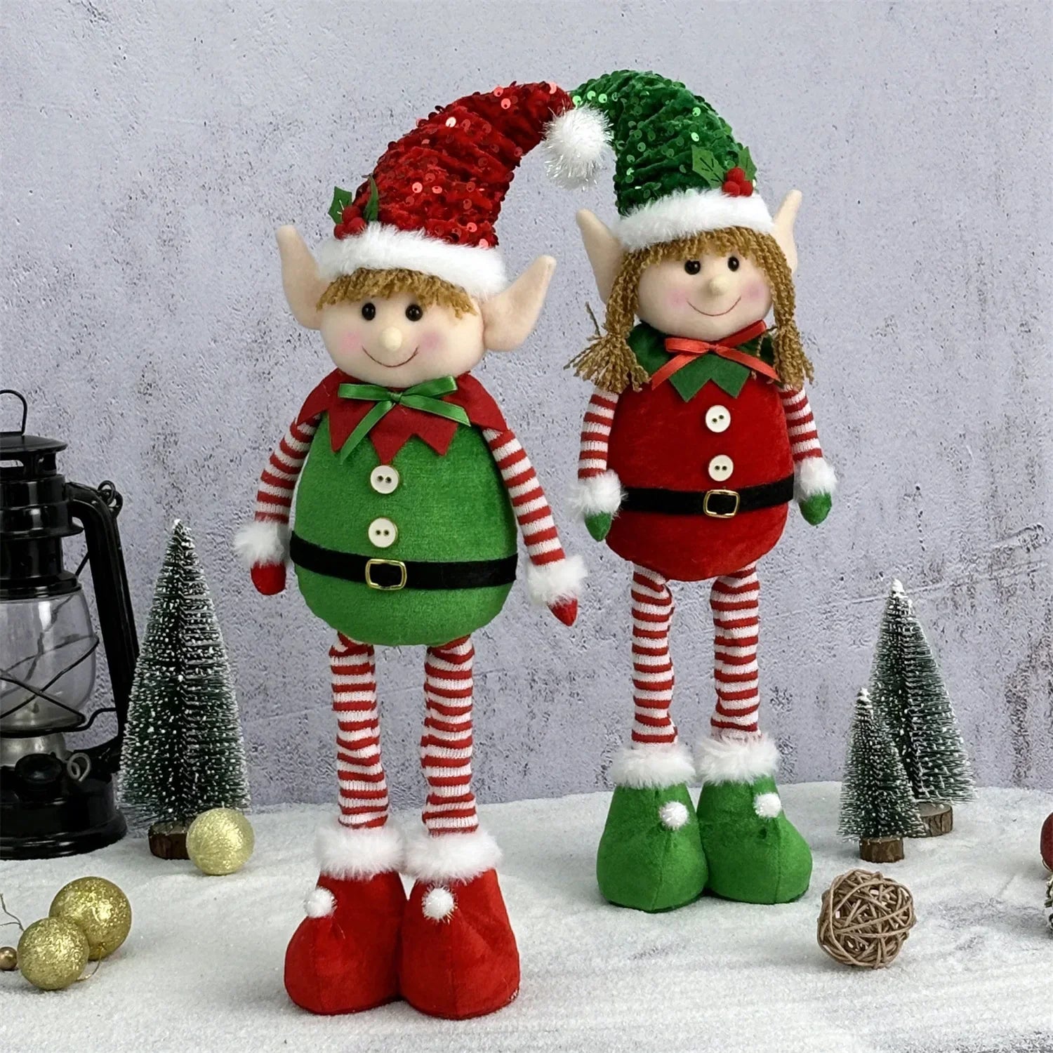 Christmas Hanging Leg Elf Doll Ornament