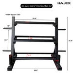 Steel Dumbbell Racks Vertical & Horizontal (3, 6, 8, 10 Levels)