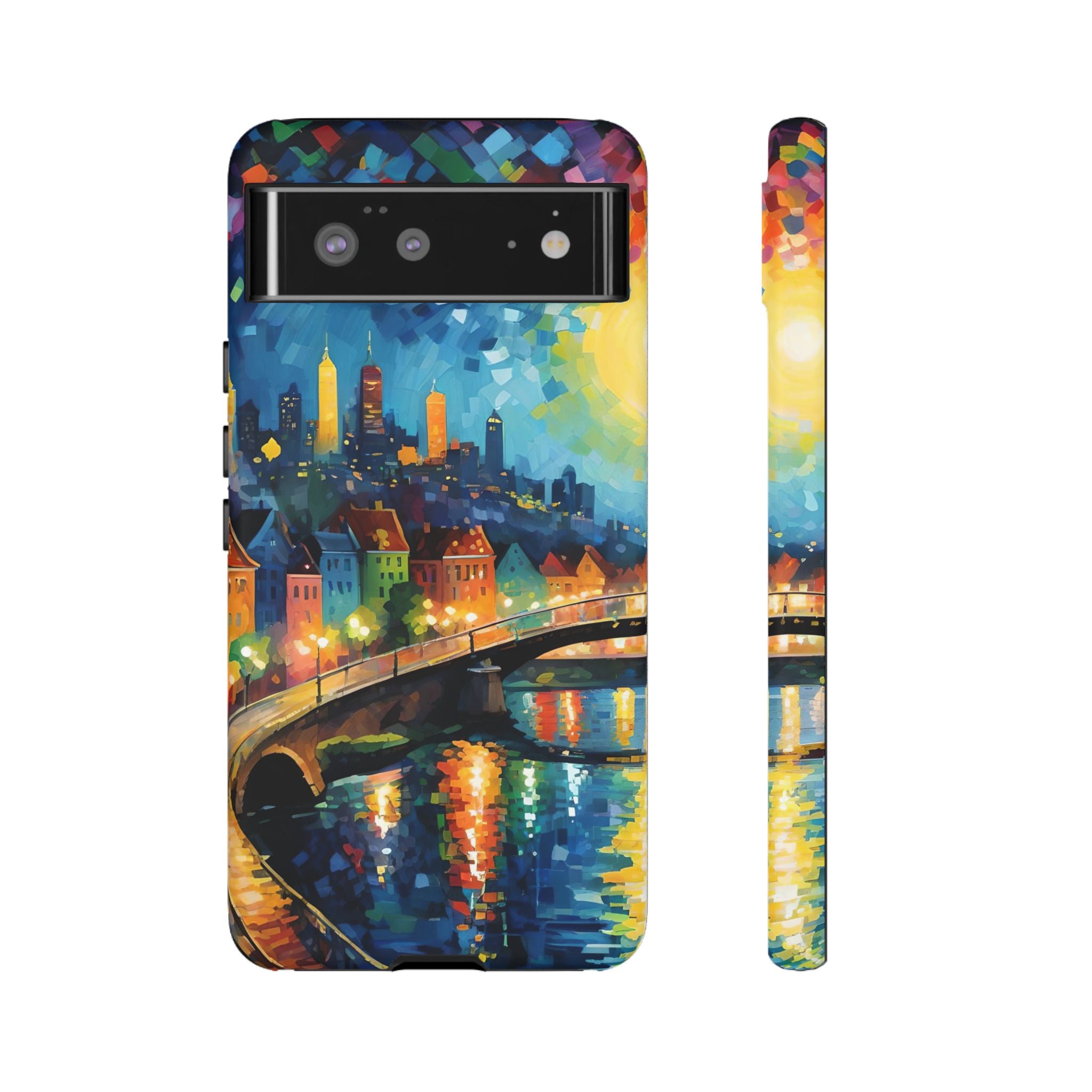 Colorful Phone Case for Tough Cases, Artistic Phone Cover, Unique Gift, Vibrant Design, Decorative Phone Accessories