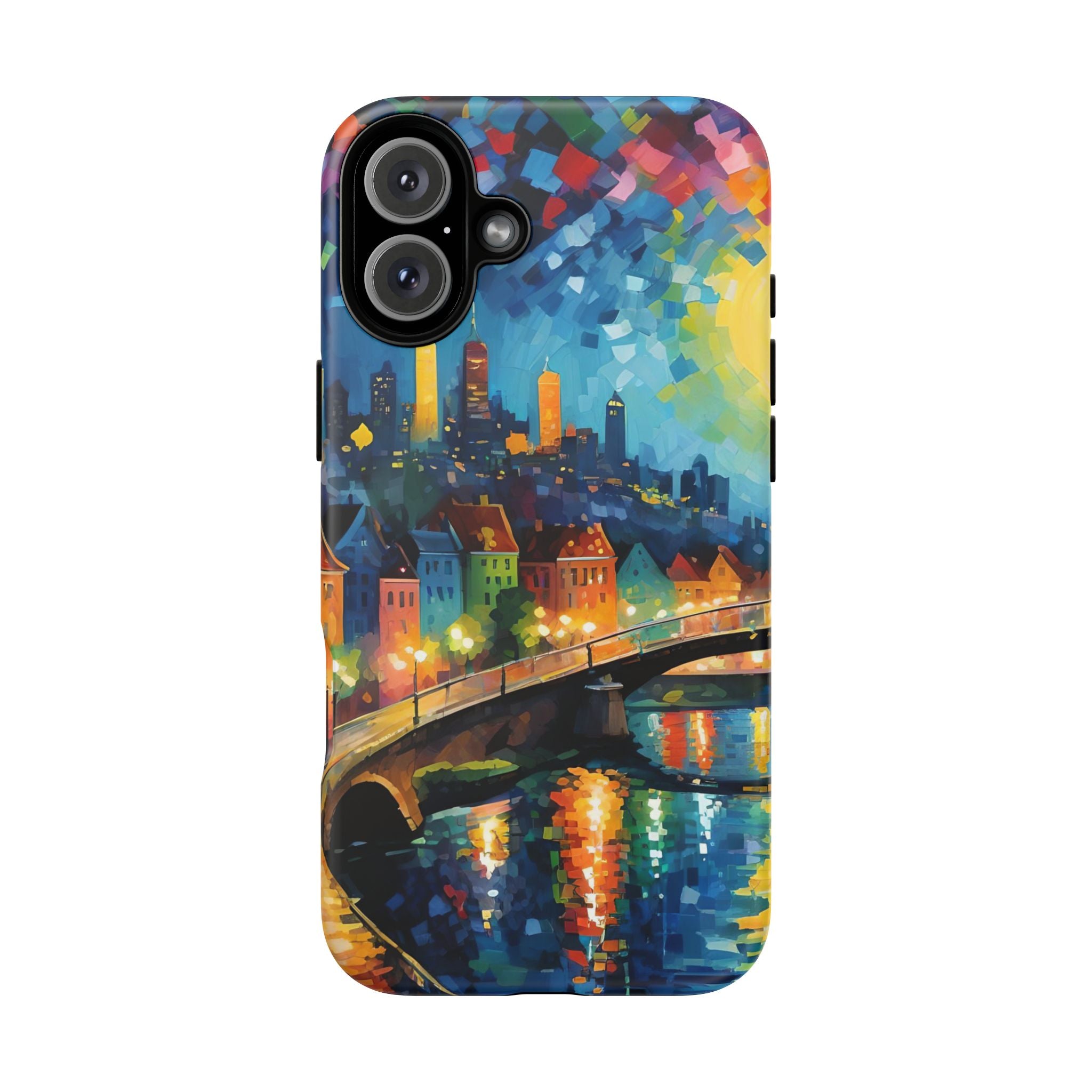 Colorful Phone Case for Tough Cases, Artistic Phone Cover, Unique Gift, Vibrant Design, Decorative Phone Accessories