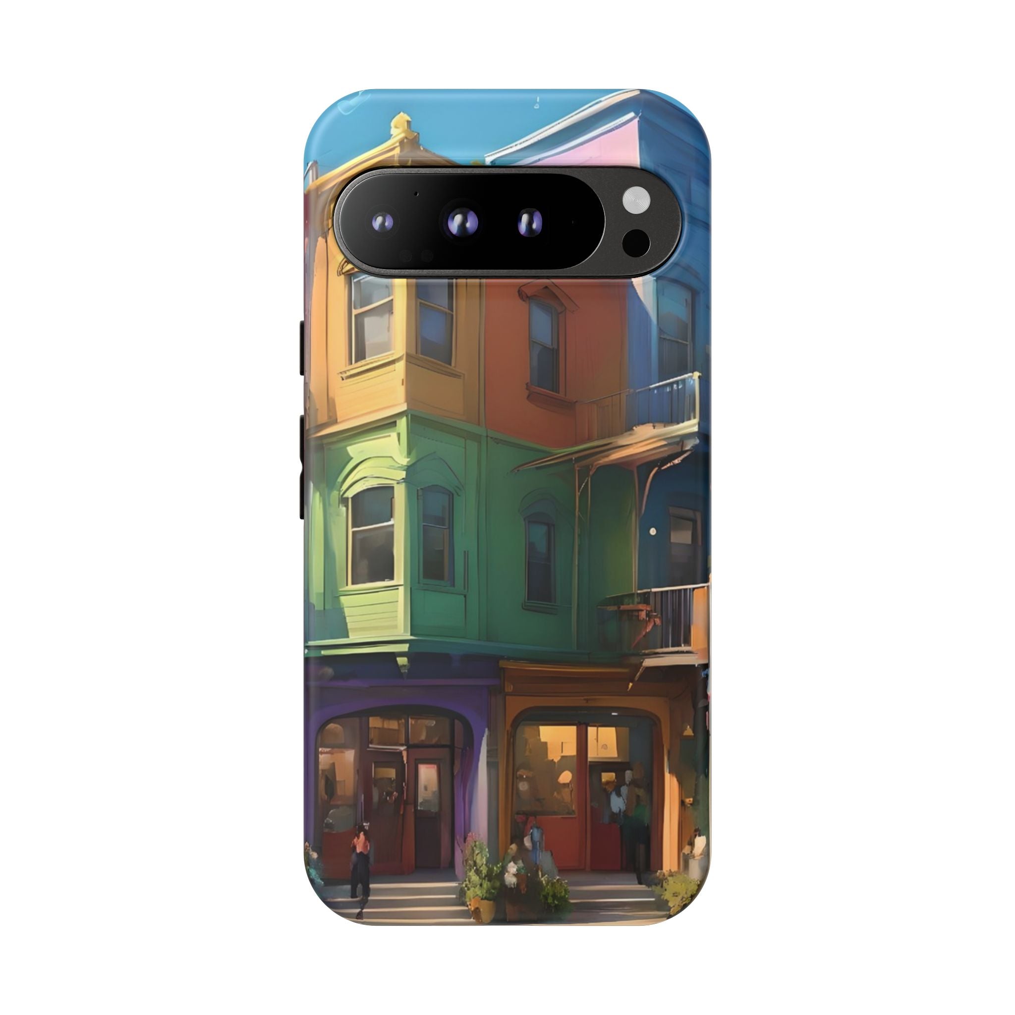 Colorful Phone Case with Artistic Cityscape Design, Tough Phone Cover, Unique Gift for Art Lovers, Vibrant Mobile Accessory, Perfect [...]