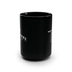 Black Mug, 15oz "Wake Up and Smell the Coffee"