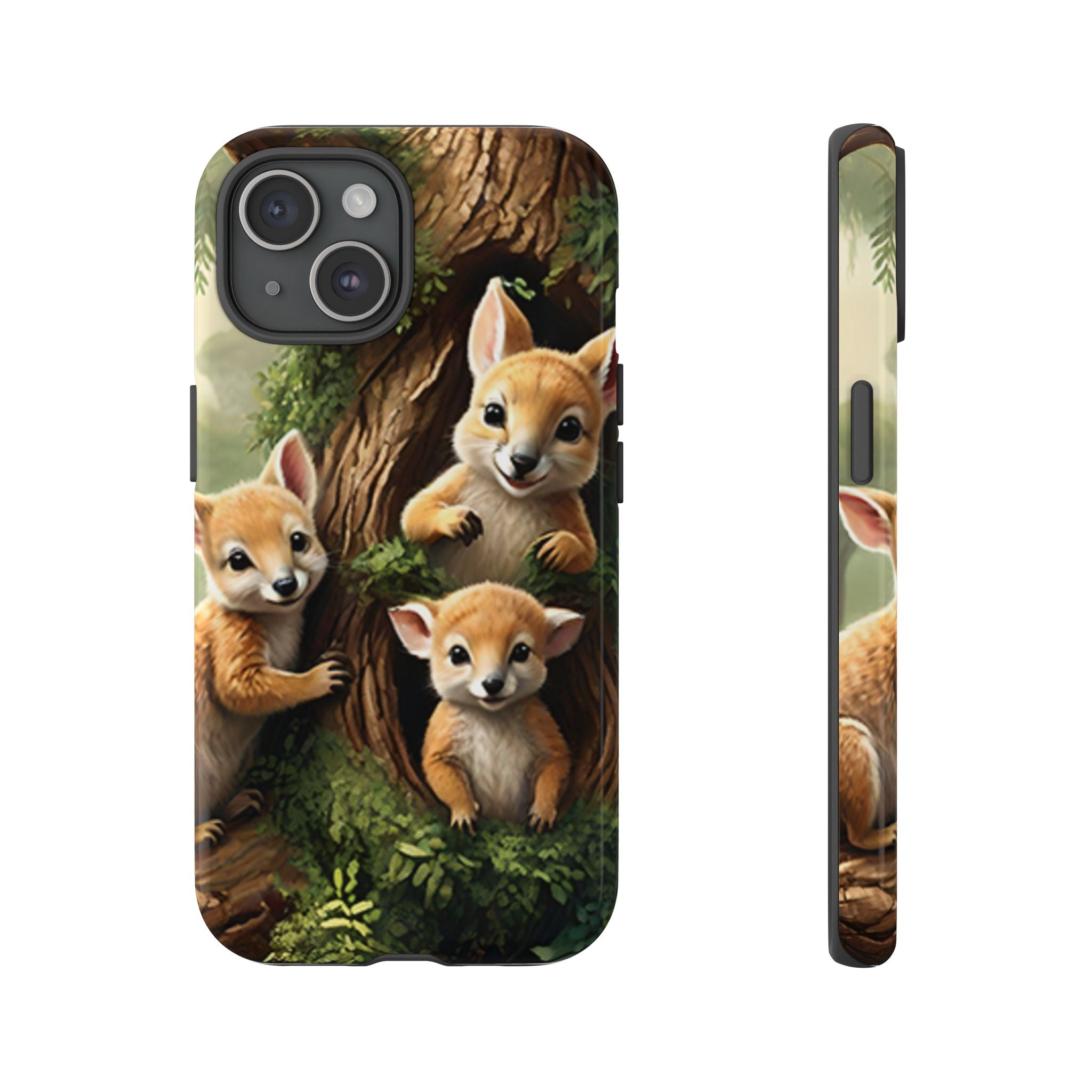 Woodland Baby Animal Print, Phone Case
