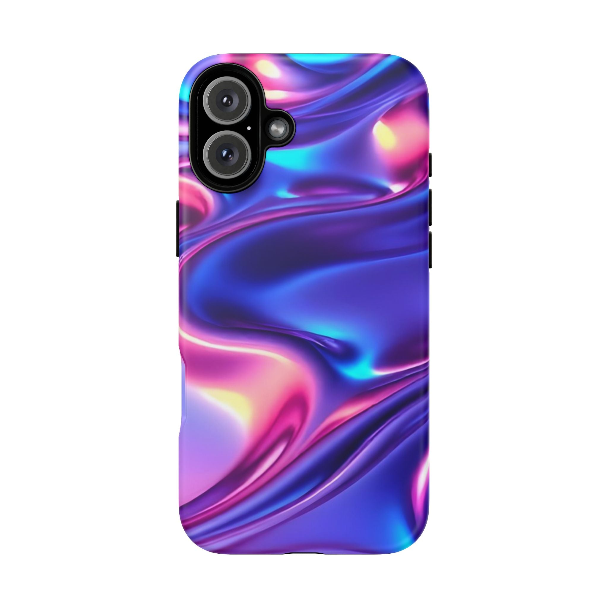 Vibrant Phone Case with Colorful Wave Design, Tough Phone Cover, Stylish Smartphone Case, Unique Gift for Her, Phone Accessories