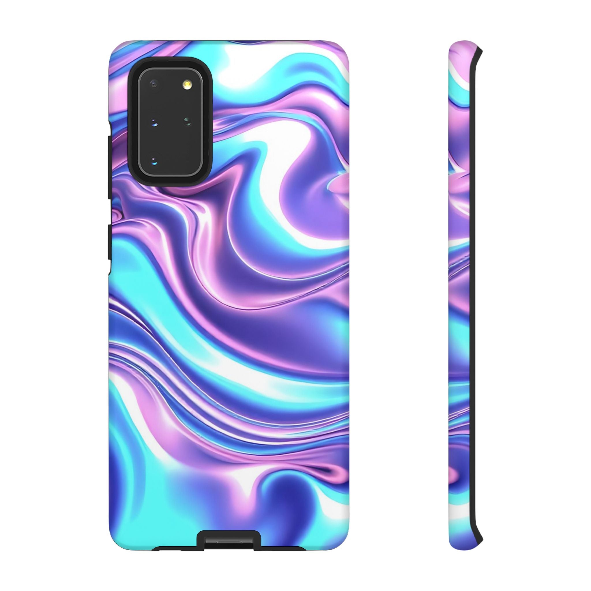 Colorful Phone Case, Tough Case, Swirl Design Phone Cover, Vibrant Phone Accessory, Gift for Her, Trendy Mobile Protection
