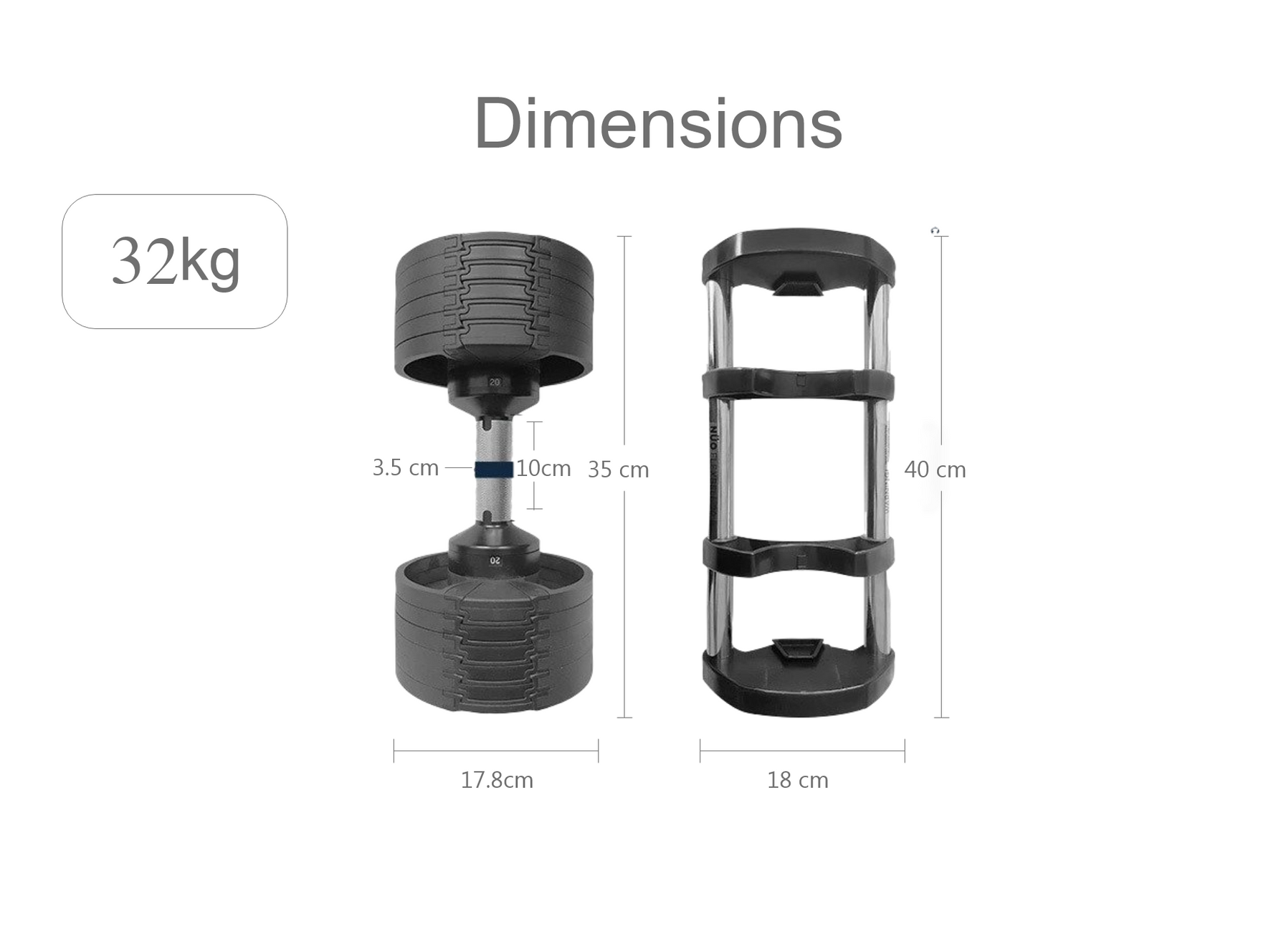 NUO Style Adjustable Dumbbell