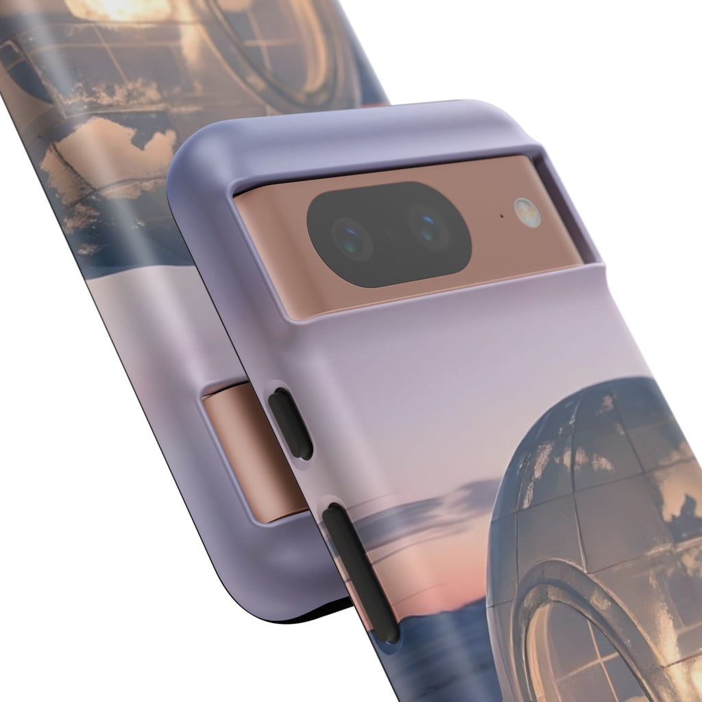 Arctic Igloo Twilight Snow Landscape, Phone Case
