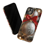 Coque de téléphone de Noël avec motif de décorations saisonnières