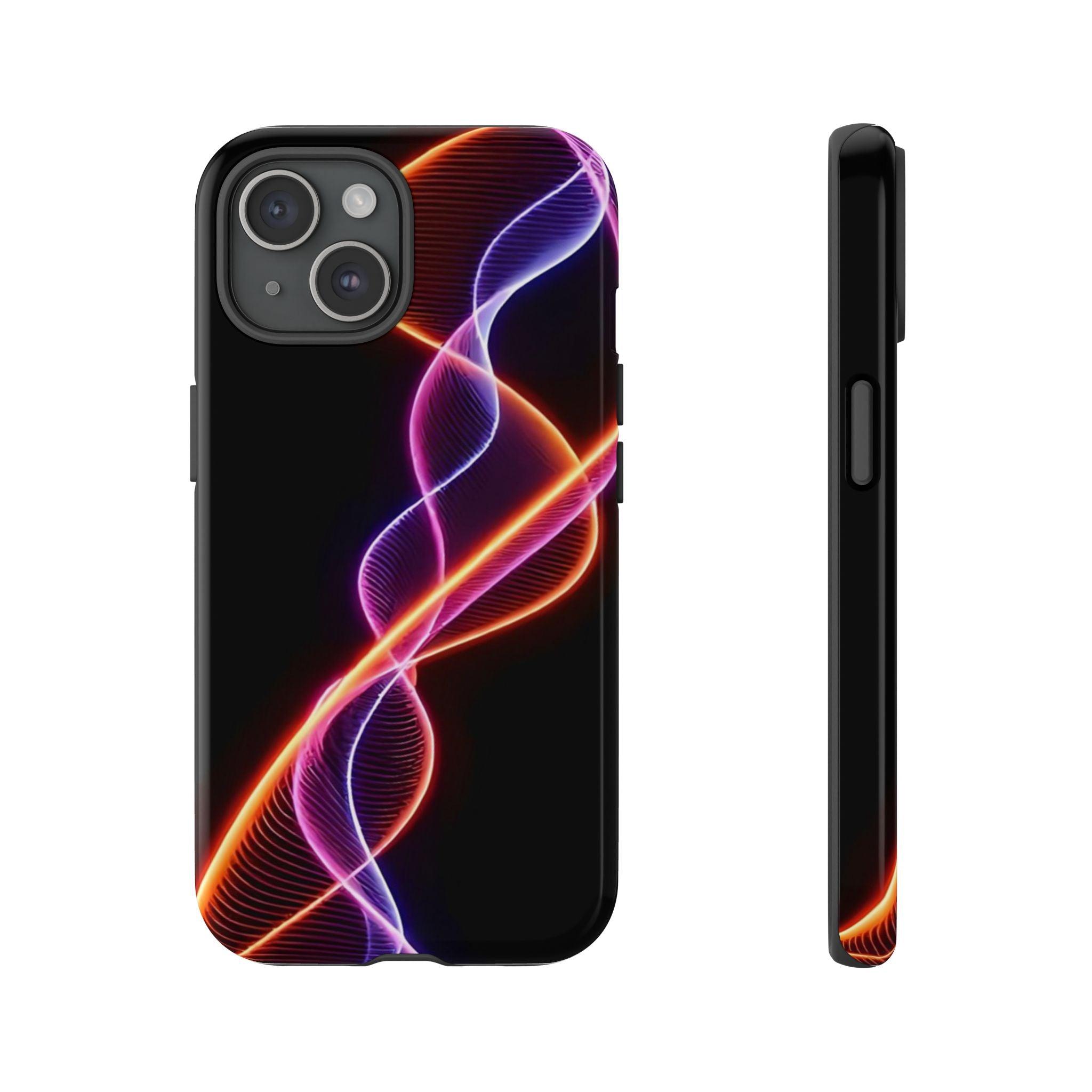 Vibrant Phone Case with Abstract Light Design, Artistic Phone Cover, Modern Tech Accessory, Gift for Tech Lovers, Personalized Phone Case