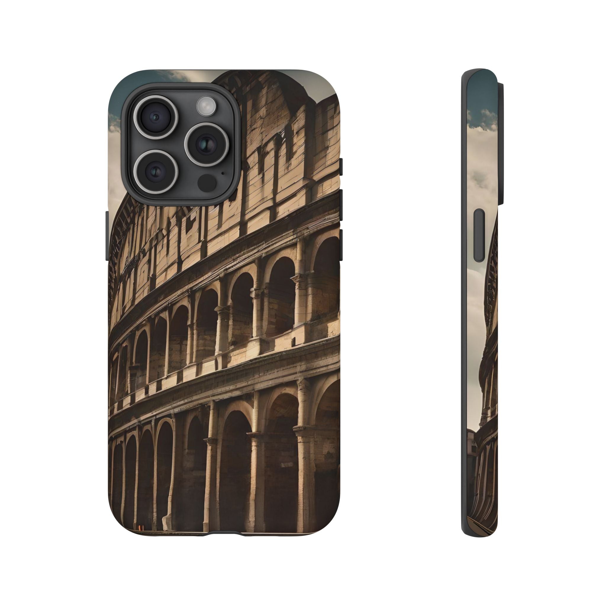 Vintage Colosseum Phone Case, Tough Cases for Travel Lovers, Unique Gift for History Buffs, Protect Your Phone with Style, Vintage Design