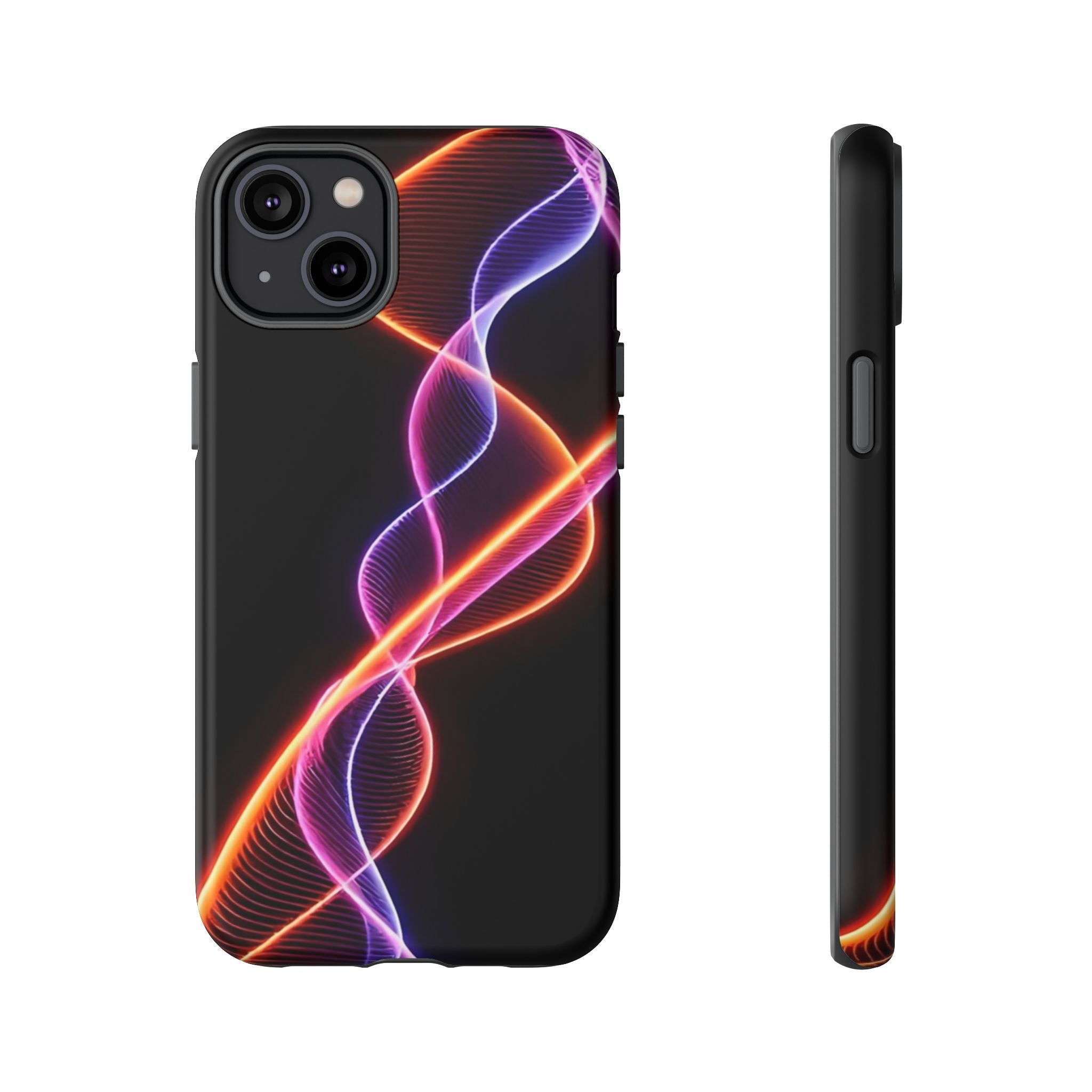 Vibrant Phone Case with Abstract Light Design, Artistic Phone Cover, Modern Tech Accessory, Gift for Tech Lovers, Personalized Phone Case