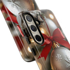 Coque de téléphone de Noël avec motif de décorations saisonnières