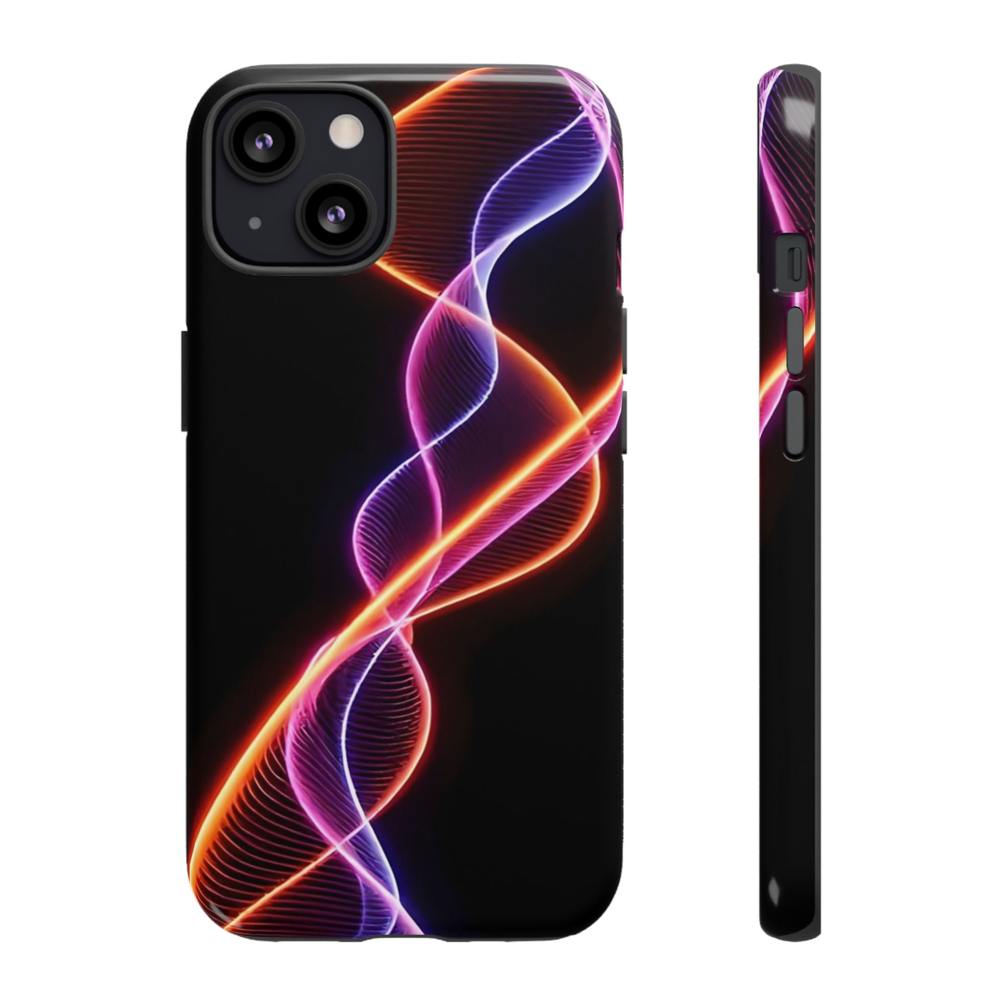 Vibrant Phone Case with Abstract Light Design, Artistic Phone Cover, Modern Tech Accessory, Gift for Tech Lovers, Personalized Phone Case