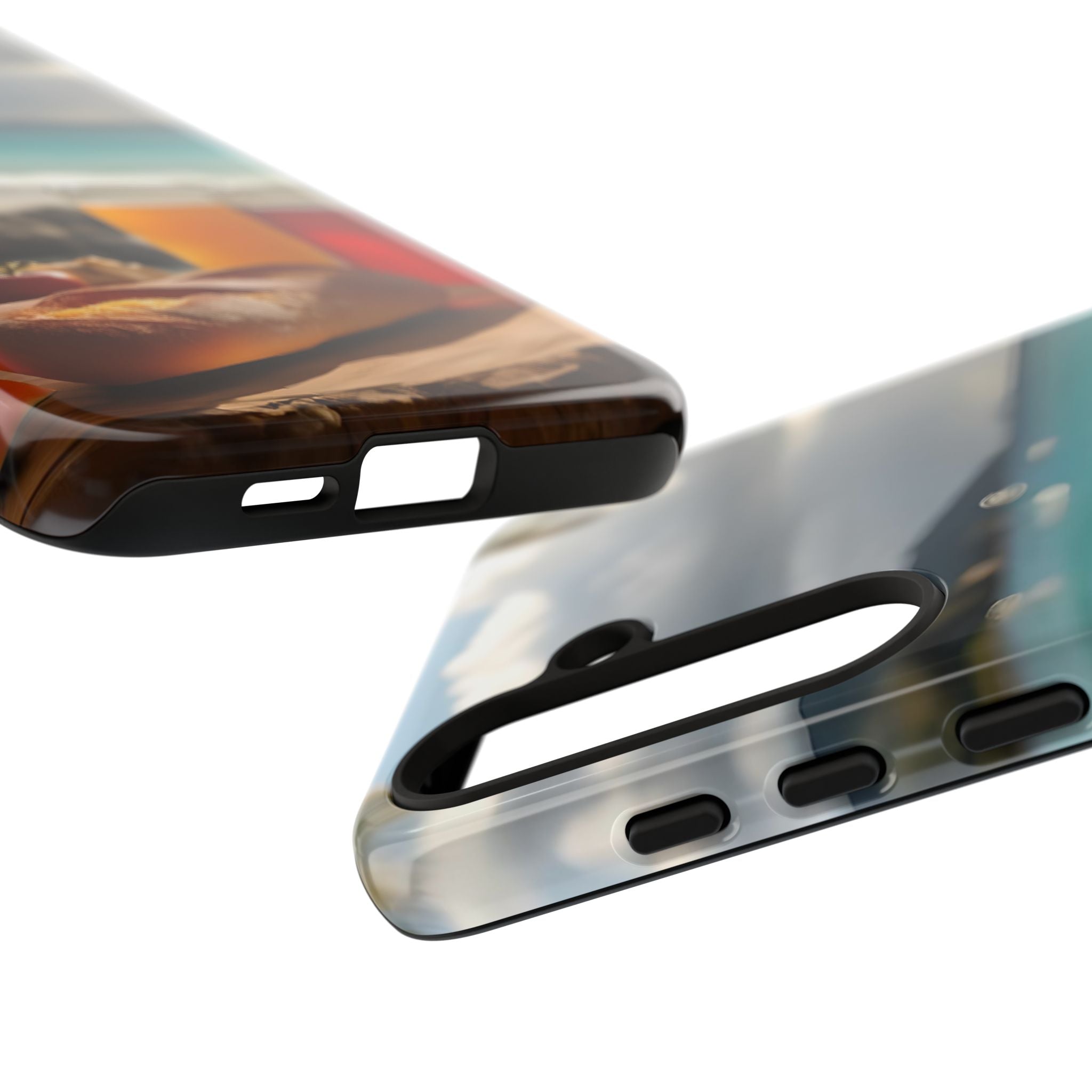 Tropical Beach Picnic View, Phone Case