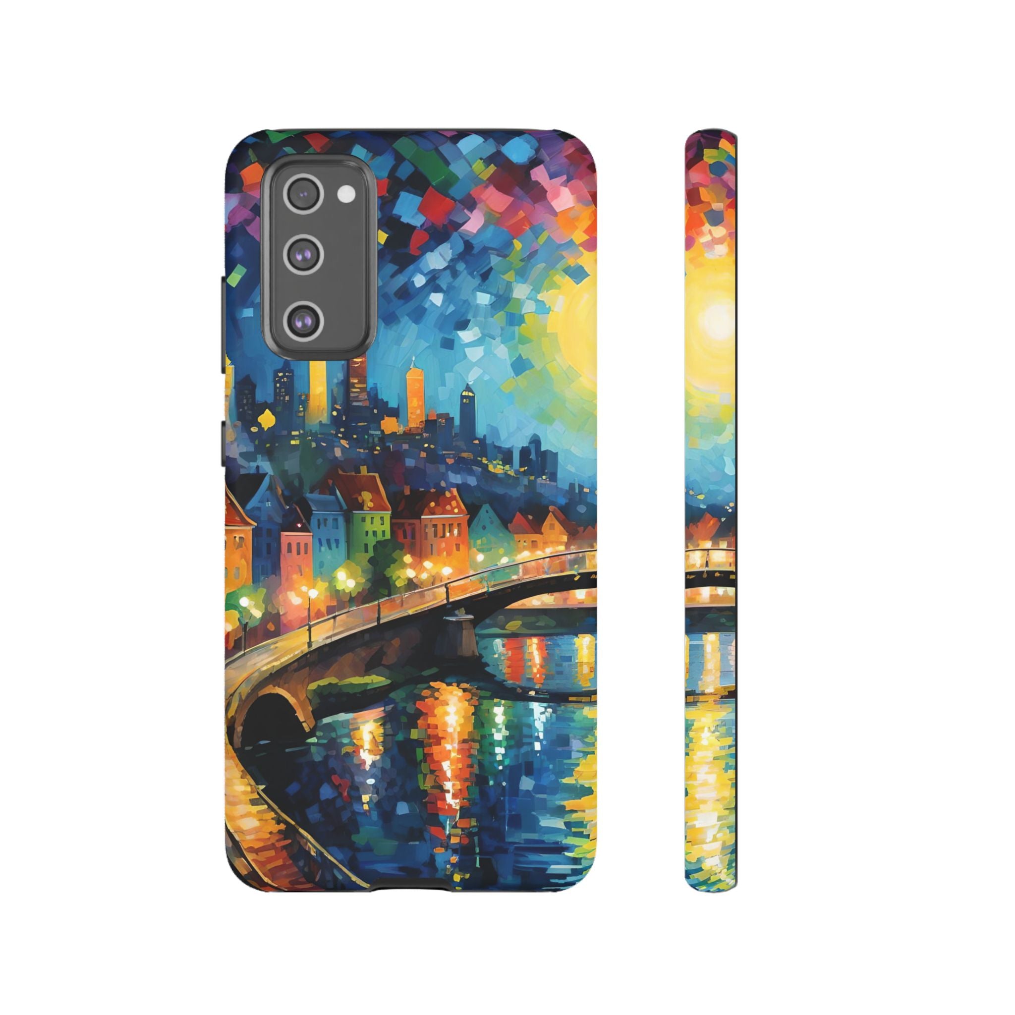 Colorful Phone Case for Tough Cases, Artistic Phone Cover, Unique Gift, Vibrant Design, Decorative Phone Accessories